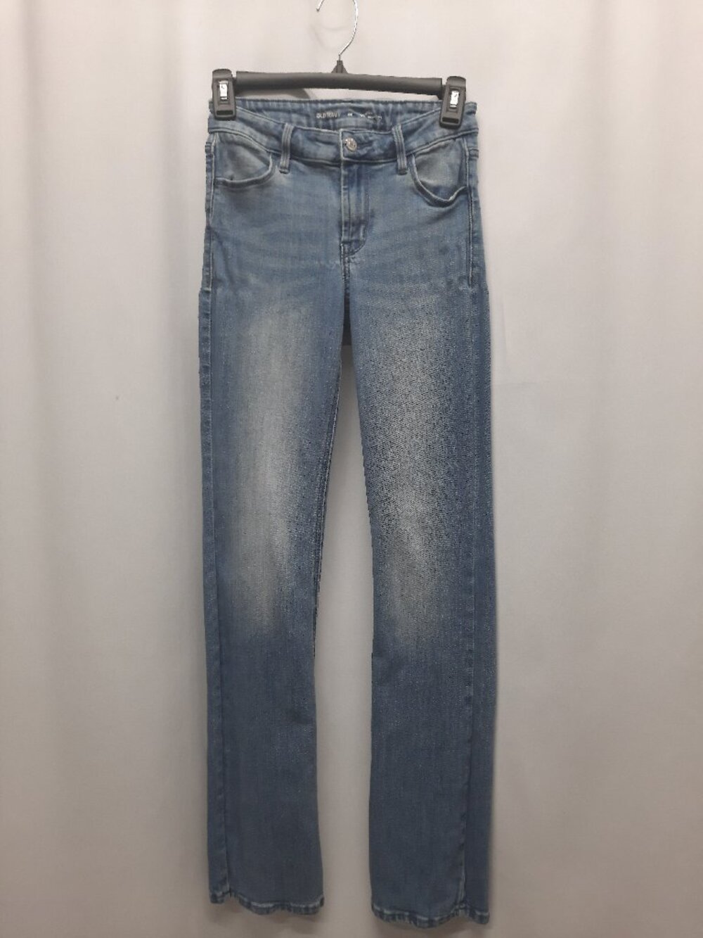 Old Navy Wow Bootcut Jeans Womens 00 Medium Wash Mid Rise Stretch Denim 23x29